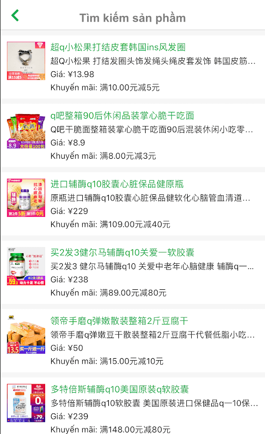 Bước 2: Đăng nhập và tìm kiếm sản phẩm trên Taobao.com