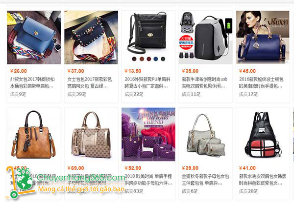 Ôm túi xách Quảng Châu trực tiếp qua web thương mại điện tử